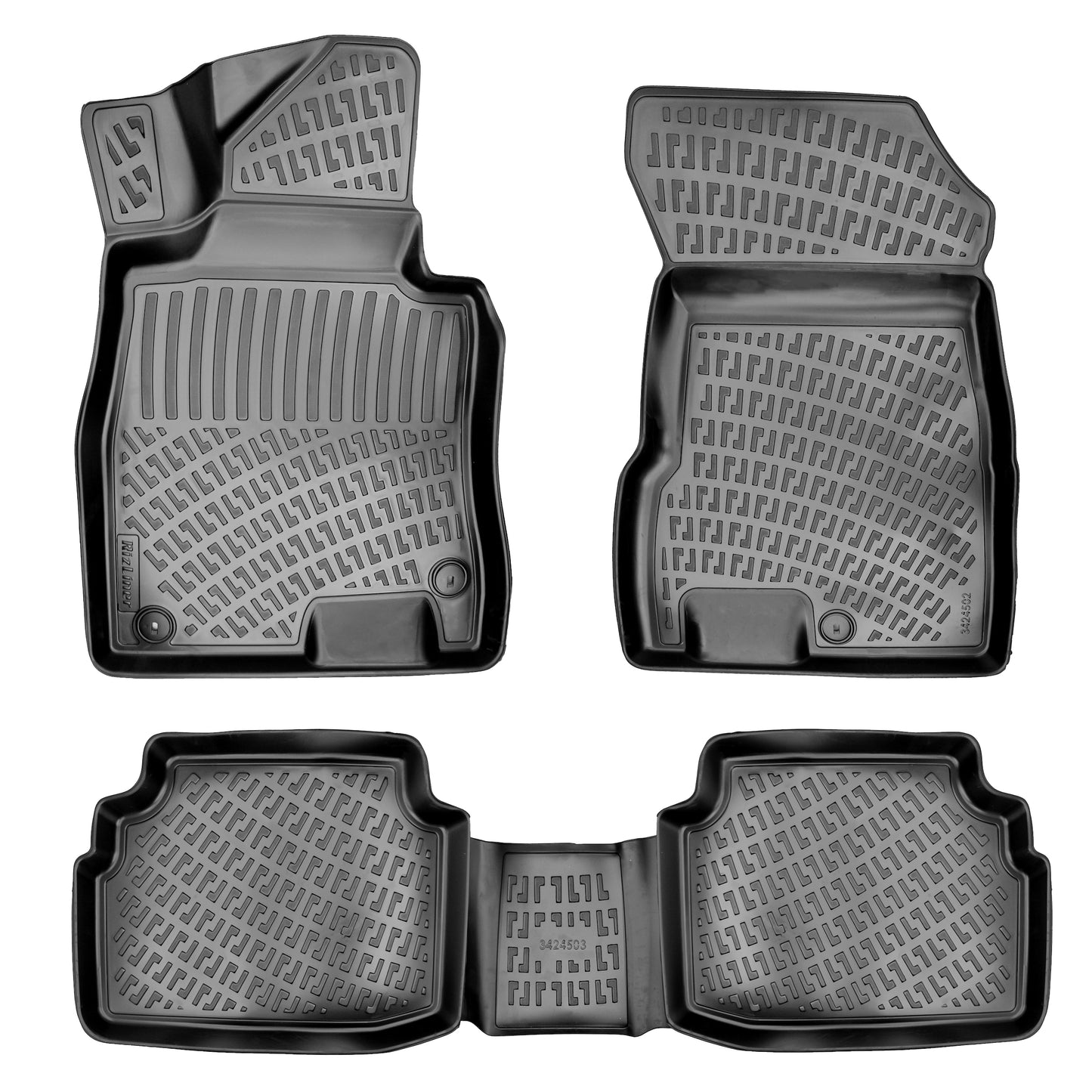 Hyundai Sonata 2020-2024 (No Hybrid Models & Only FWD Models) & Kia K5 2021-2025 (Only FWD Models) Floor Mats