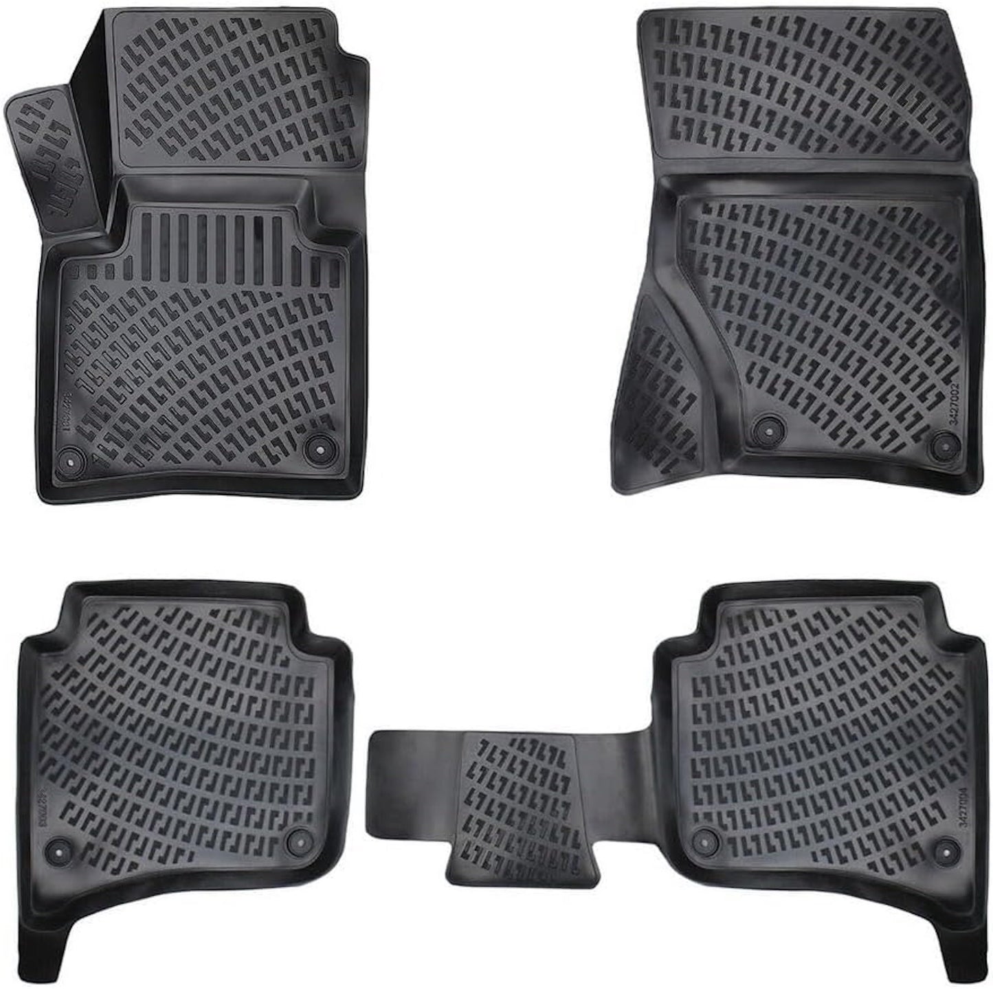 Volkswagen Touareg 2010-2017 2 Zone Air Conditioning Floor Mats