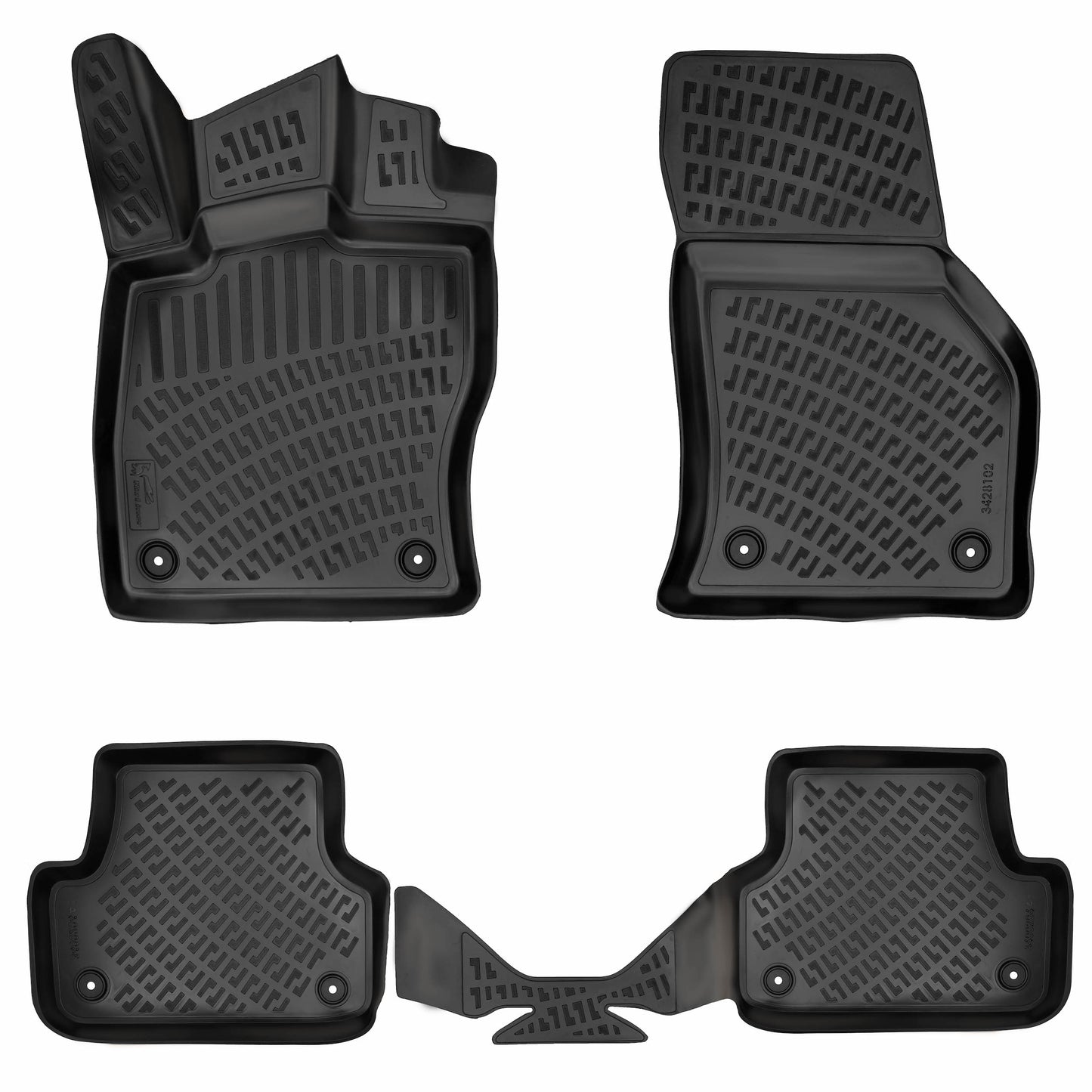 Audi A3 / S3 Sedan 2015-2020 & A3 Sportback E-Tron 2016-2019 & RS3 2017-2020 Floor Mats