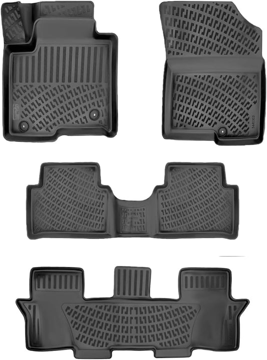 Kia Sorento 2021-2026 (No Hybrid Models) 7 Seats Floor Mats