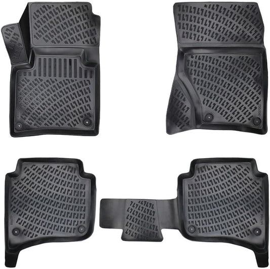 Volkswagen Touareg 2010-2017 2 Zone Air Conditioning Floor Mats